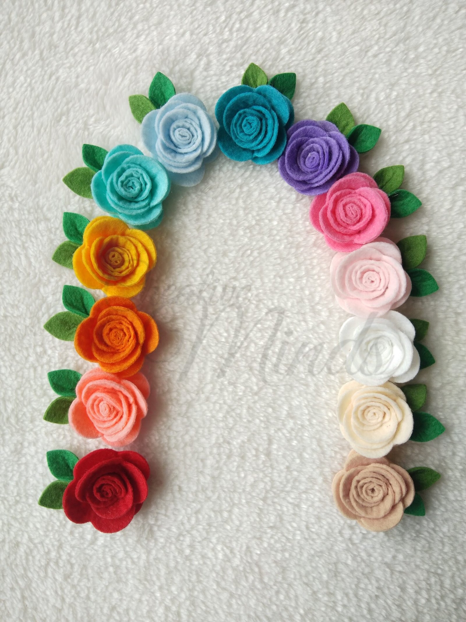 Mixed Felt flowers