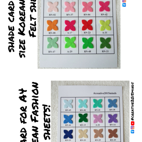 Korean fashion felt - A4