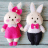 Girl & Boy Bunny