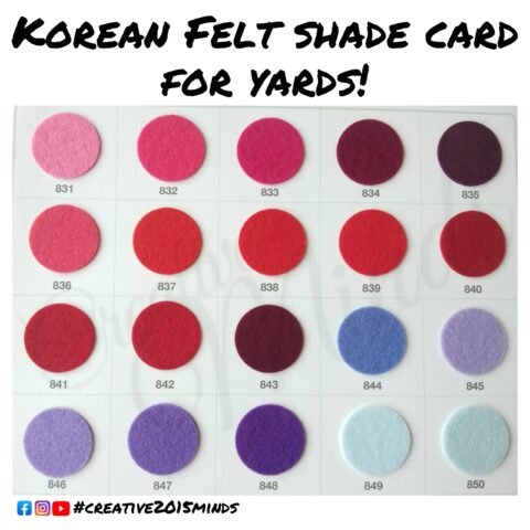 Korean felt - Yards - 842