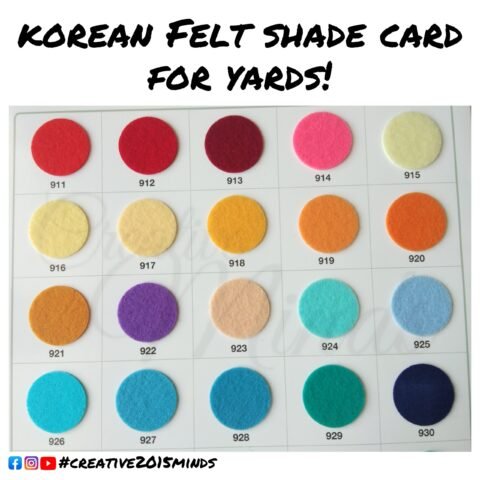 Korean felt - Yards - 918