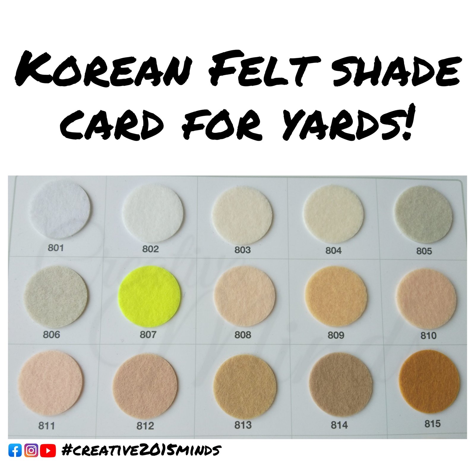 Korean felt - Yards